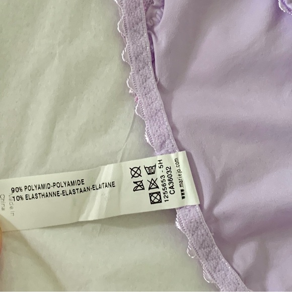 Marie Jo lilac lace bra and panty set - Picture 6 of 12